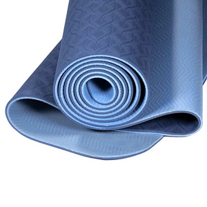 Tappetino yoga Yogi - Yogini Premium TPE Blu